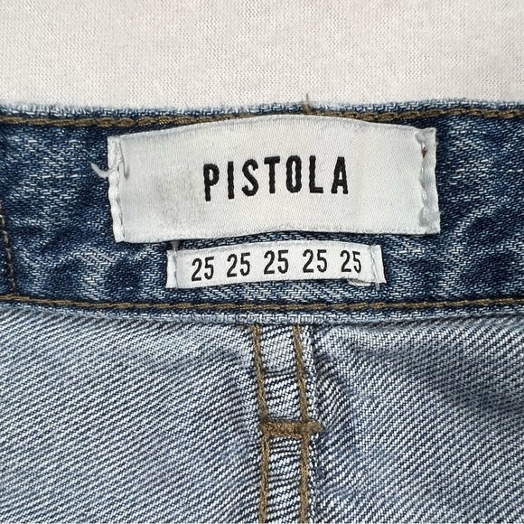 PISTOLA Jeans Skinny Fit High Rise Distressed P6626KEE-IMM Blue Size 25 - Picture 2 of 9